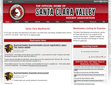 Tablet Screenshot of blackhawks.org